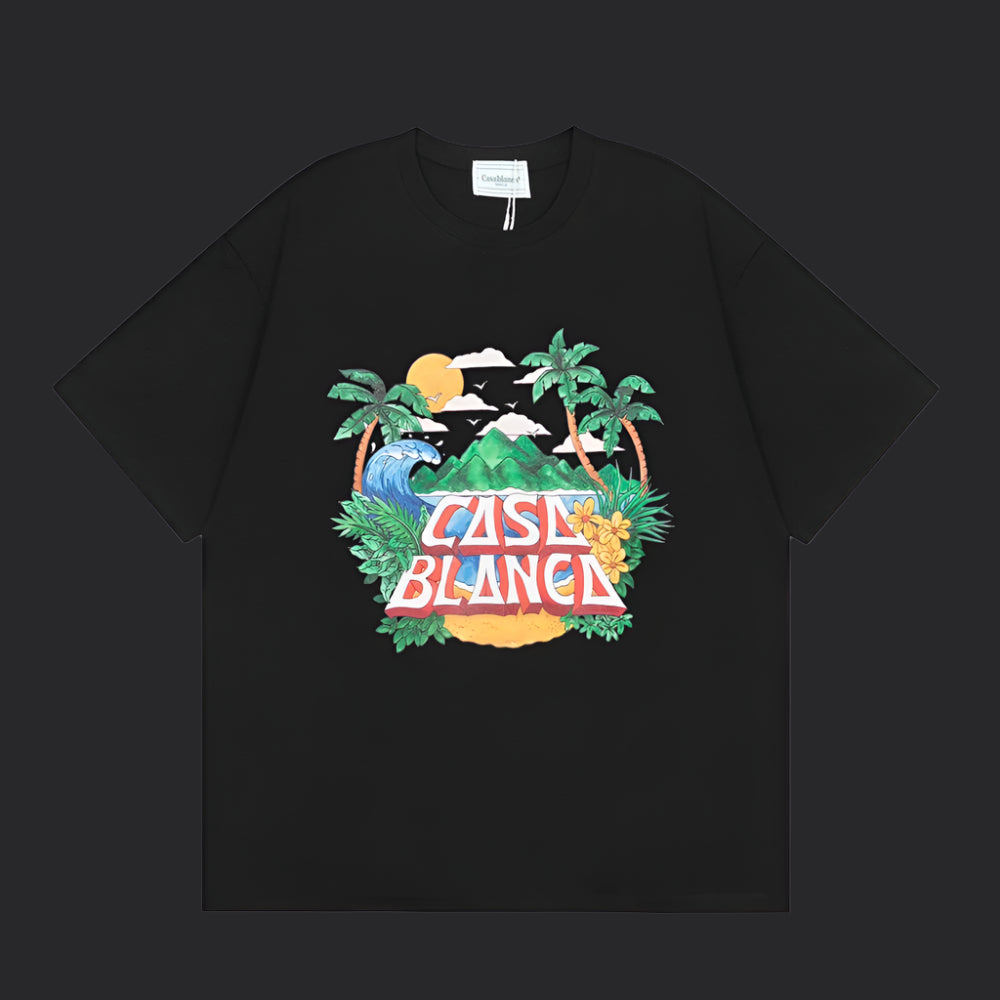 Casablanca T-Shirt- Black