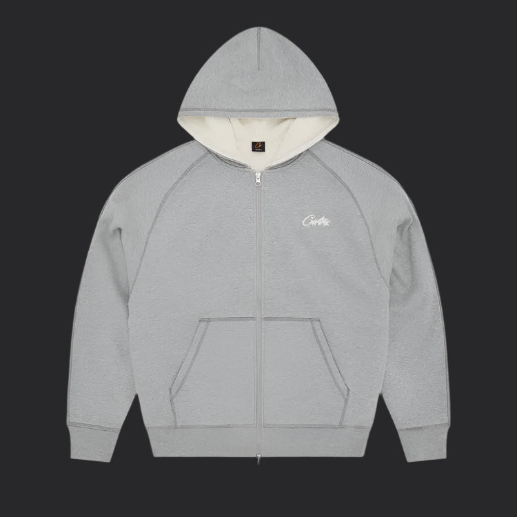 Corteiz HMP THermal Zip-Up Hoodile- Grey
