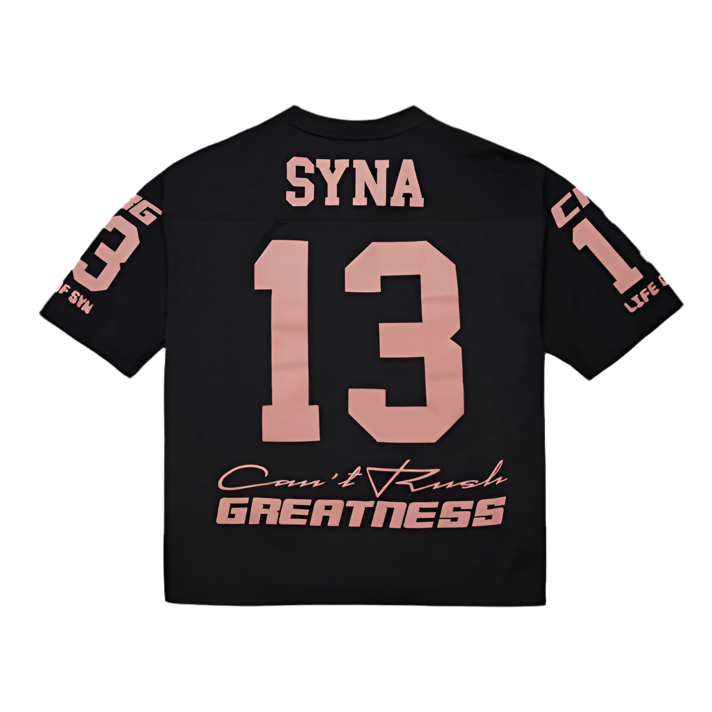 Syna World X NFL X Mitchell & Ness CRG Jersey- Black / Rose Gold