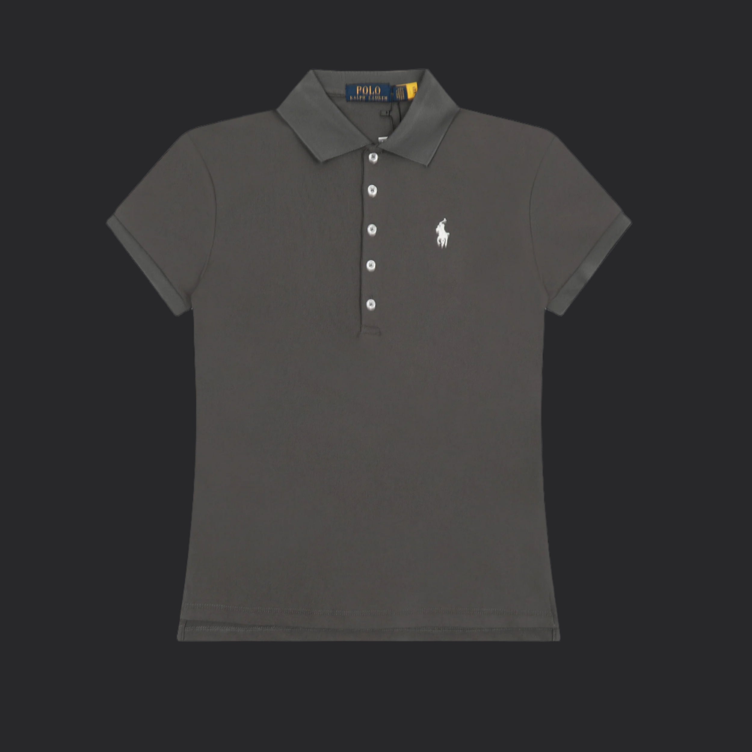 Polo Ralph Lauren Classic T-shirt- Carbon/White Logo
