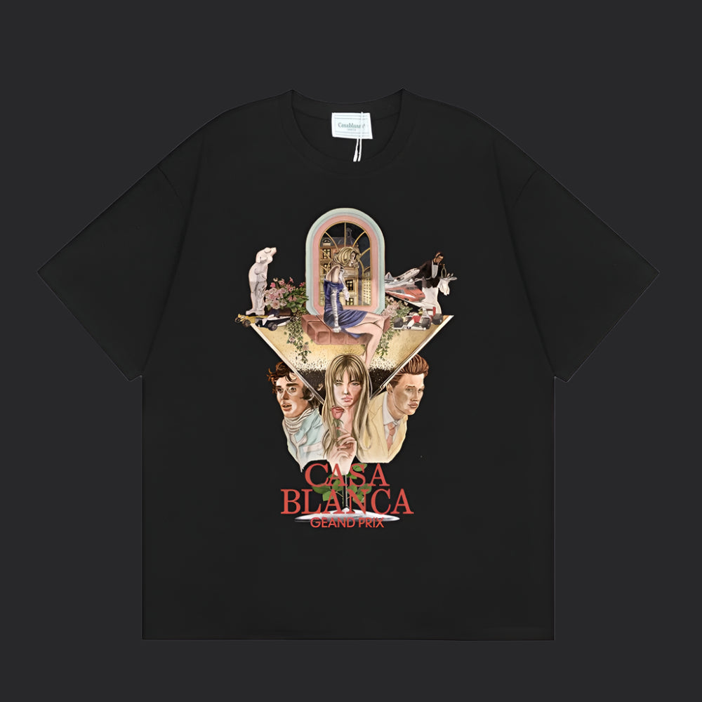 Casablanca T-Shirt- Black