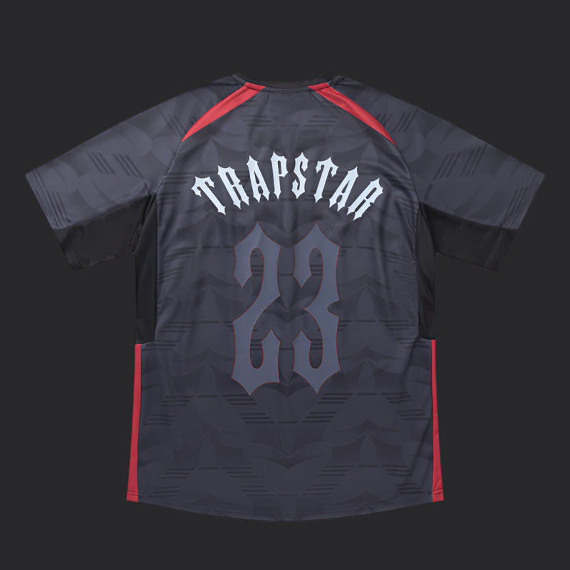 Trapstar Irongate Carnival Edition Football Jersey- Black/Red