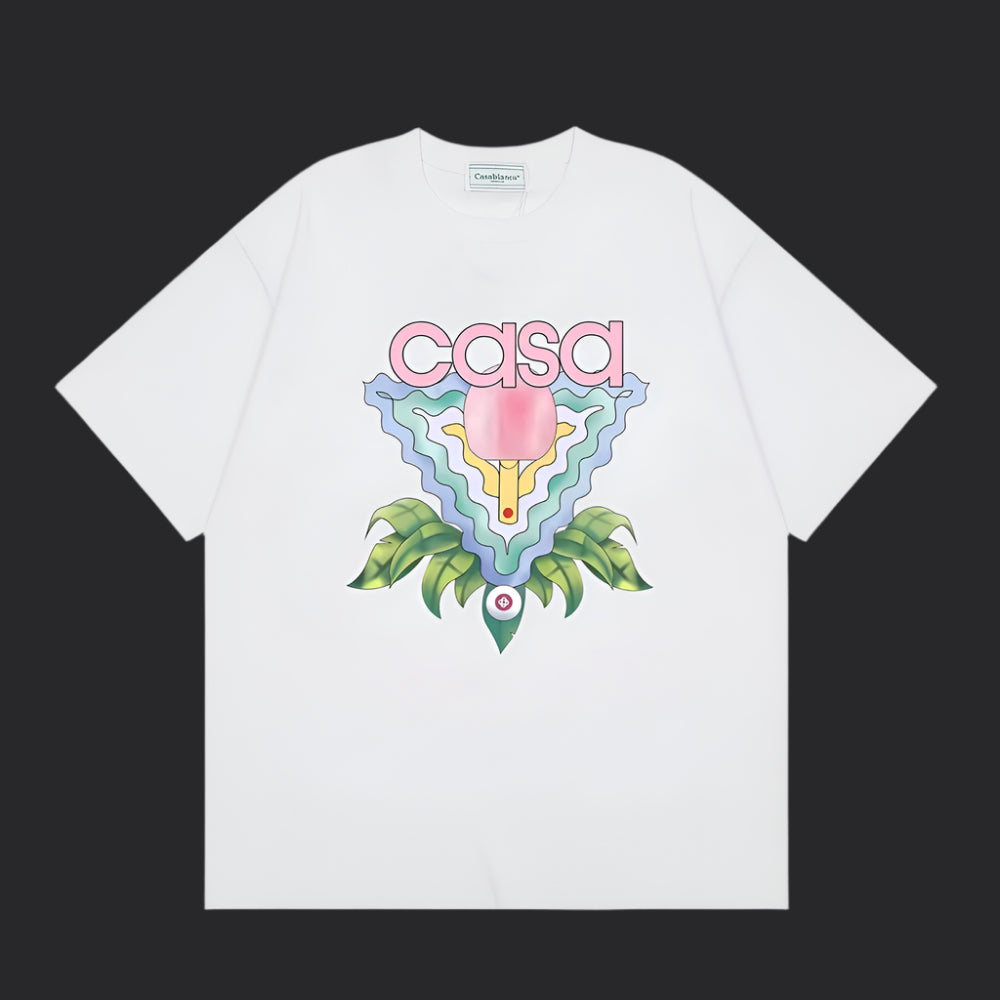 Casablanca T-Shirt- White