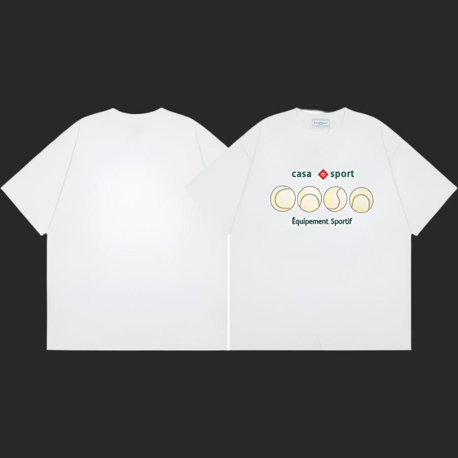 Casablanca Sport T-Shirt- White