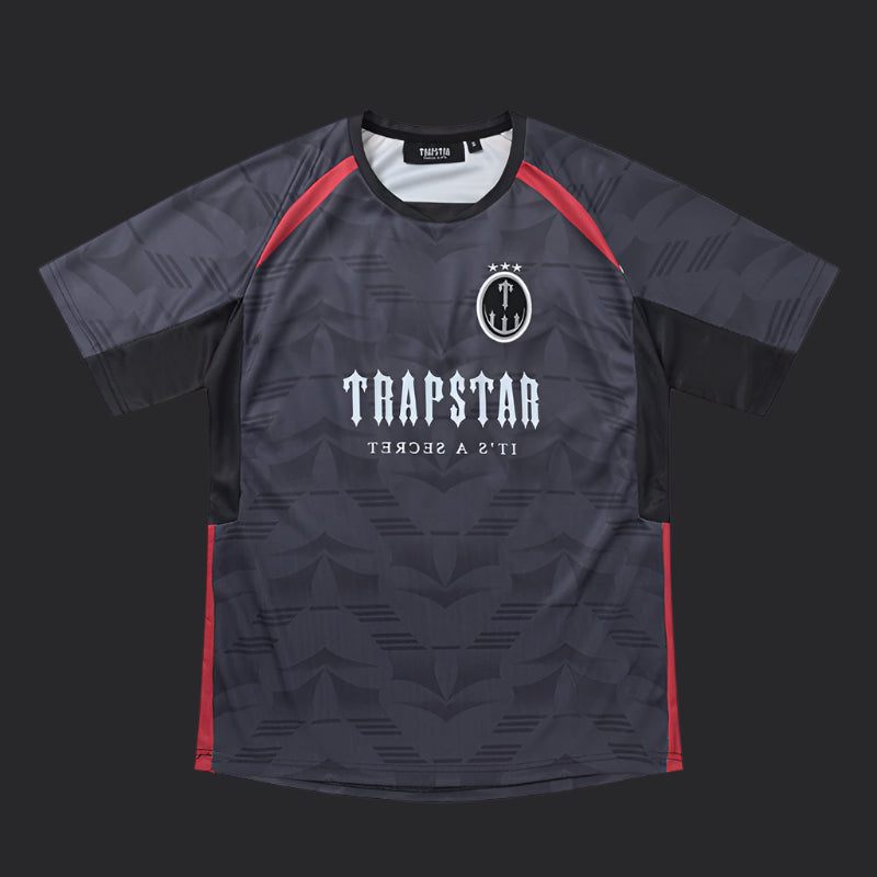 Trapstar Irongate Carnival Edition Football Jersey- Black/Red