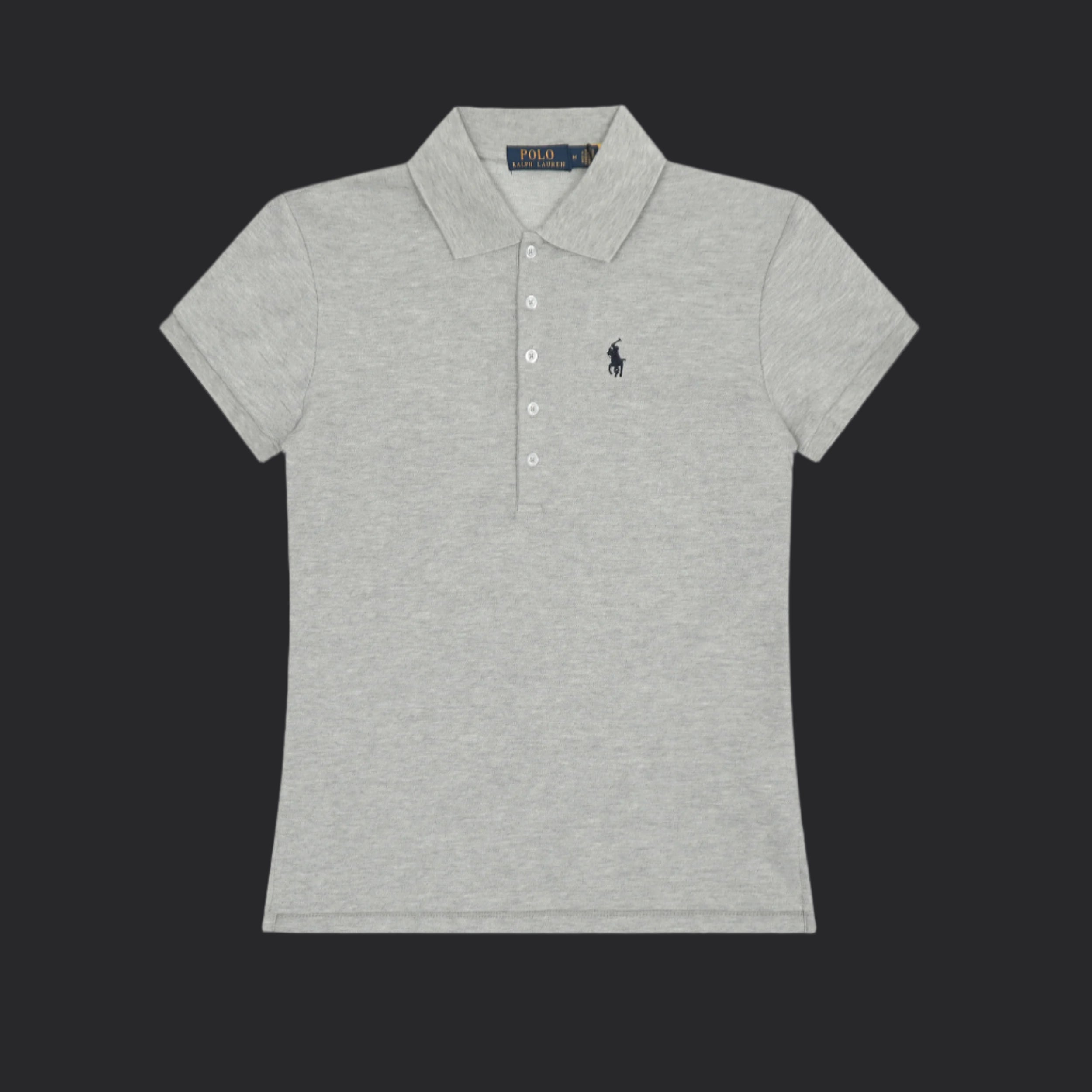 Polo Ralph Lauren Classic T-shirt- Grey/Black Logo