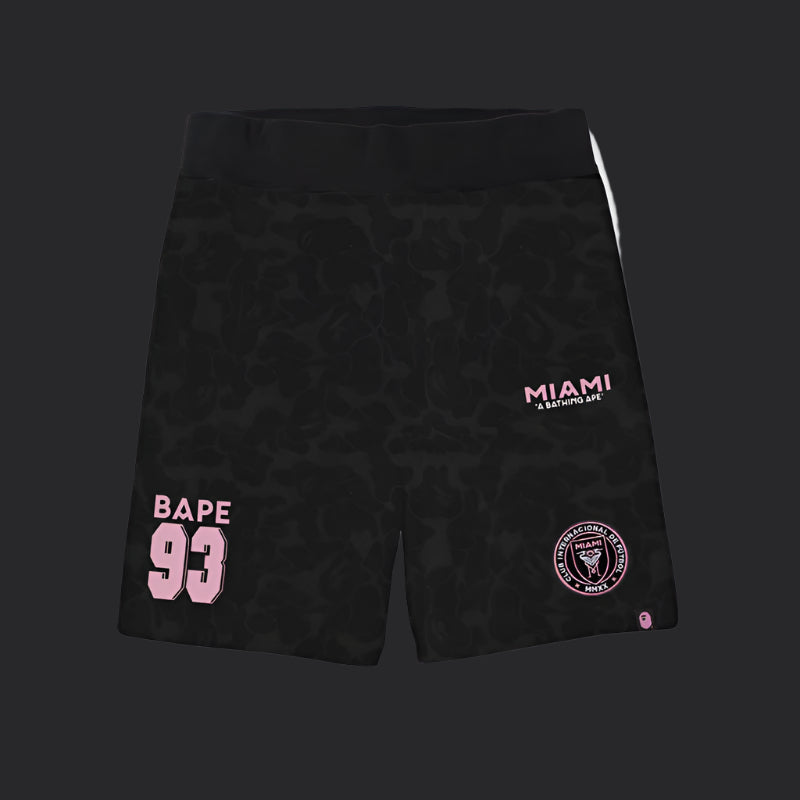 Bape X inter Miami Shorts- Black