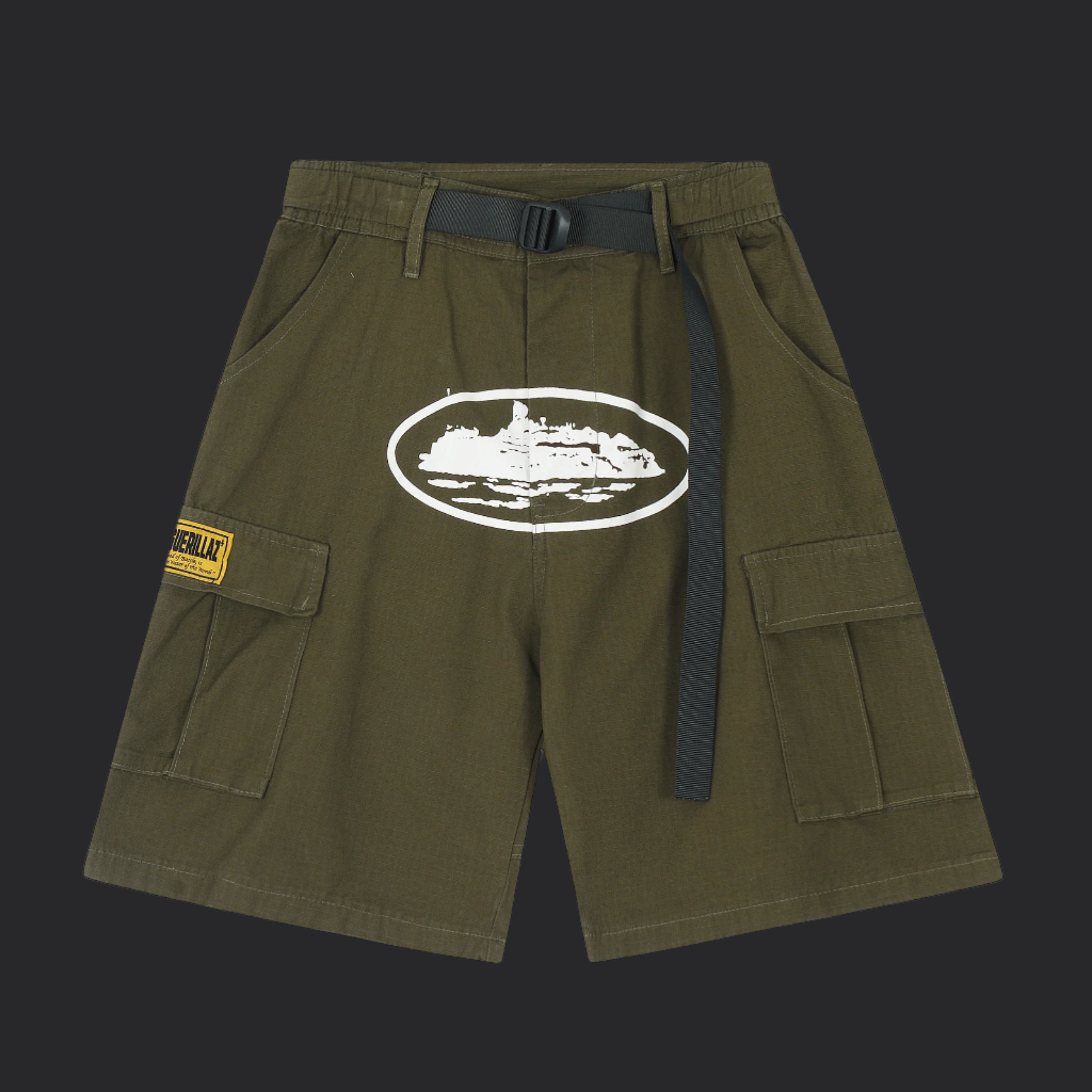 Corteiz Cargo Shorts- Green
