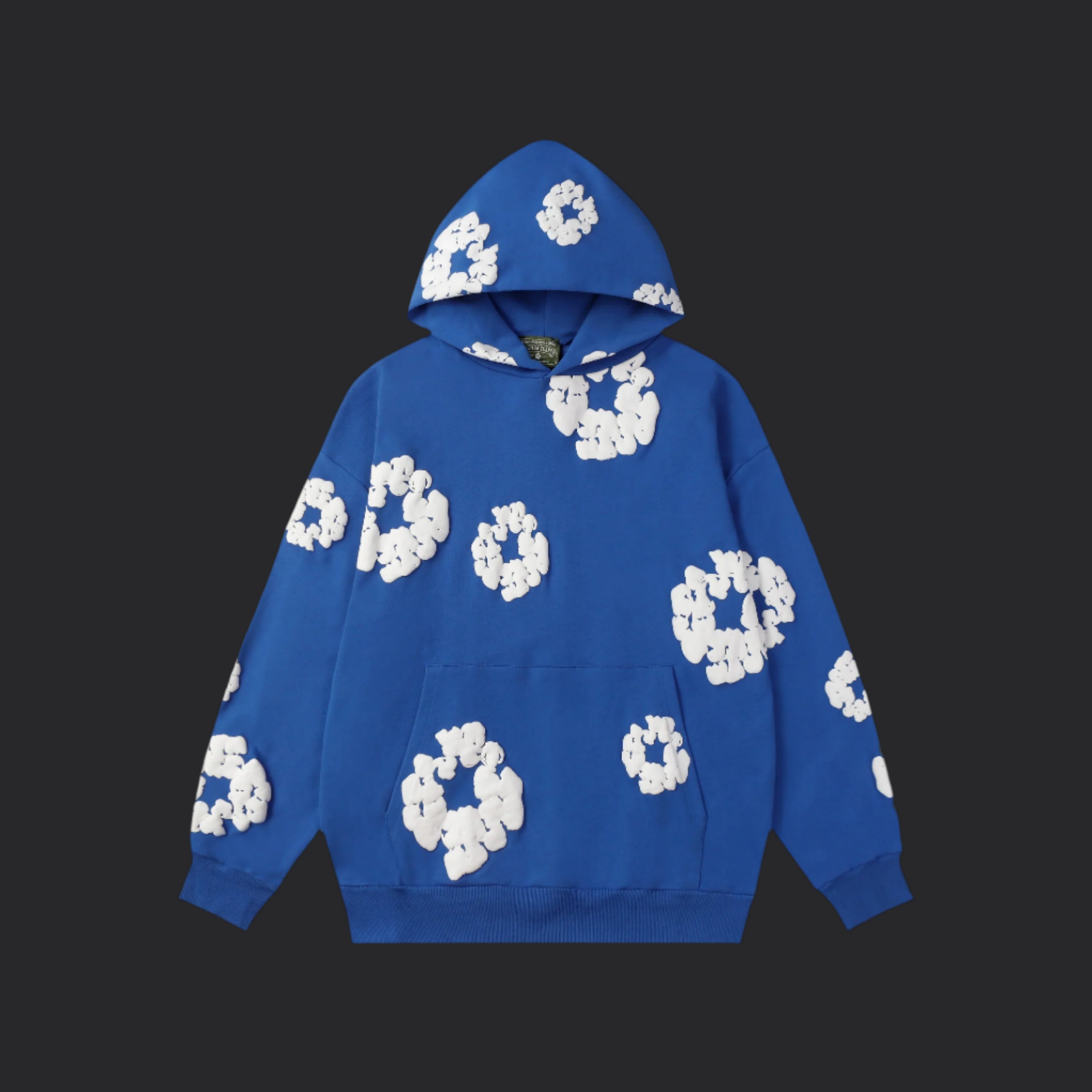Denim Tears Hoodie- Dark Blue