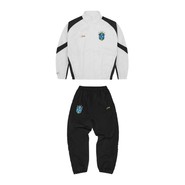 Corteiz Brazil Shuku Tracksuit- White