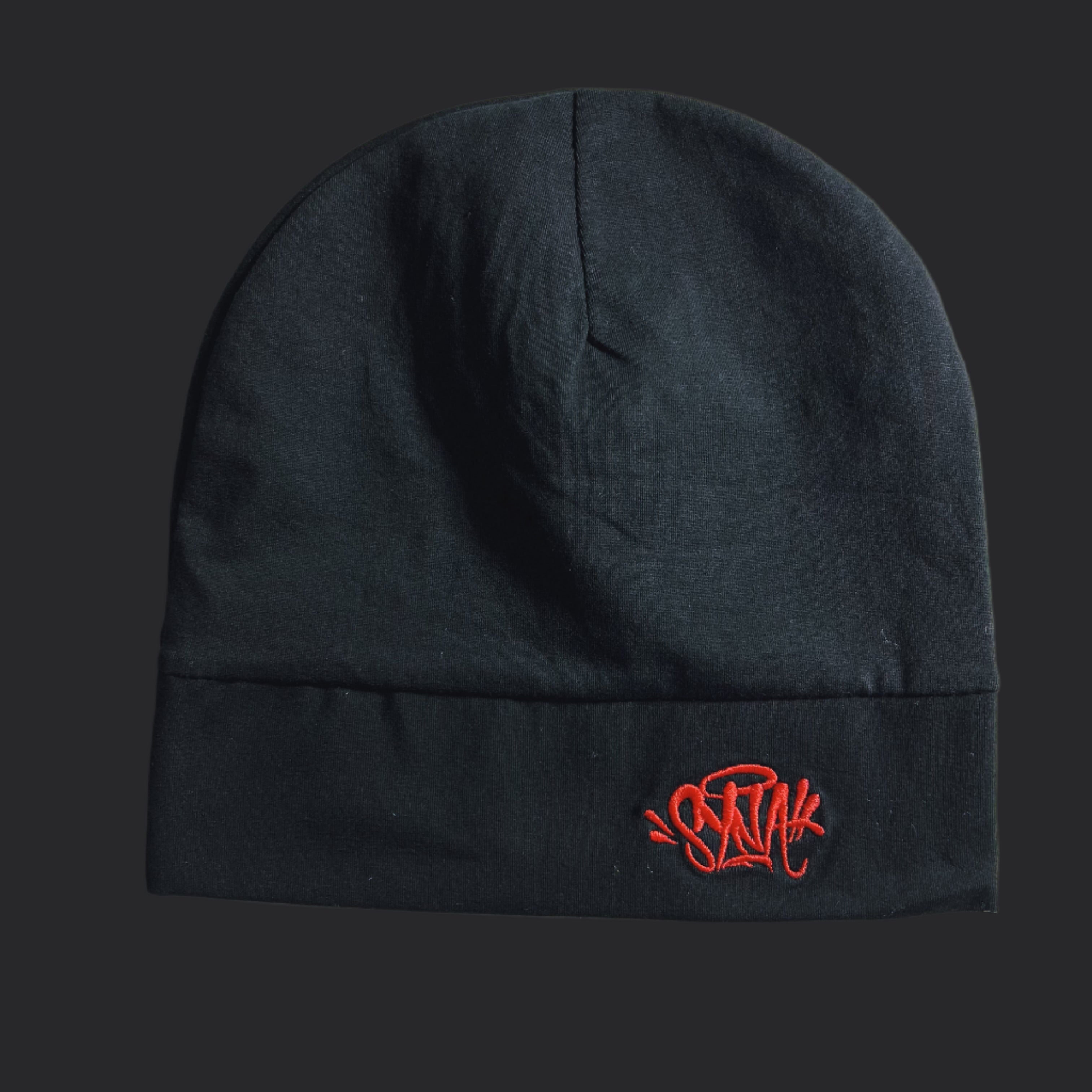 Syna World Skull Beanie- Black/Red