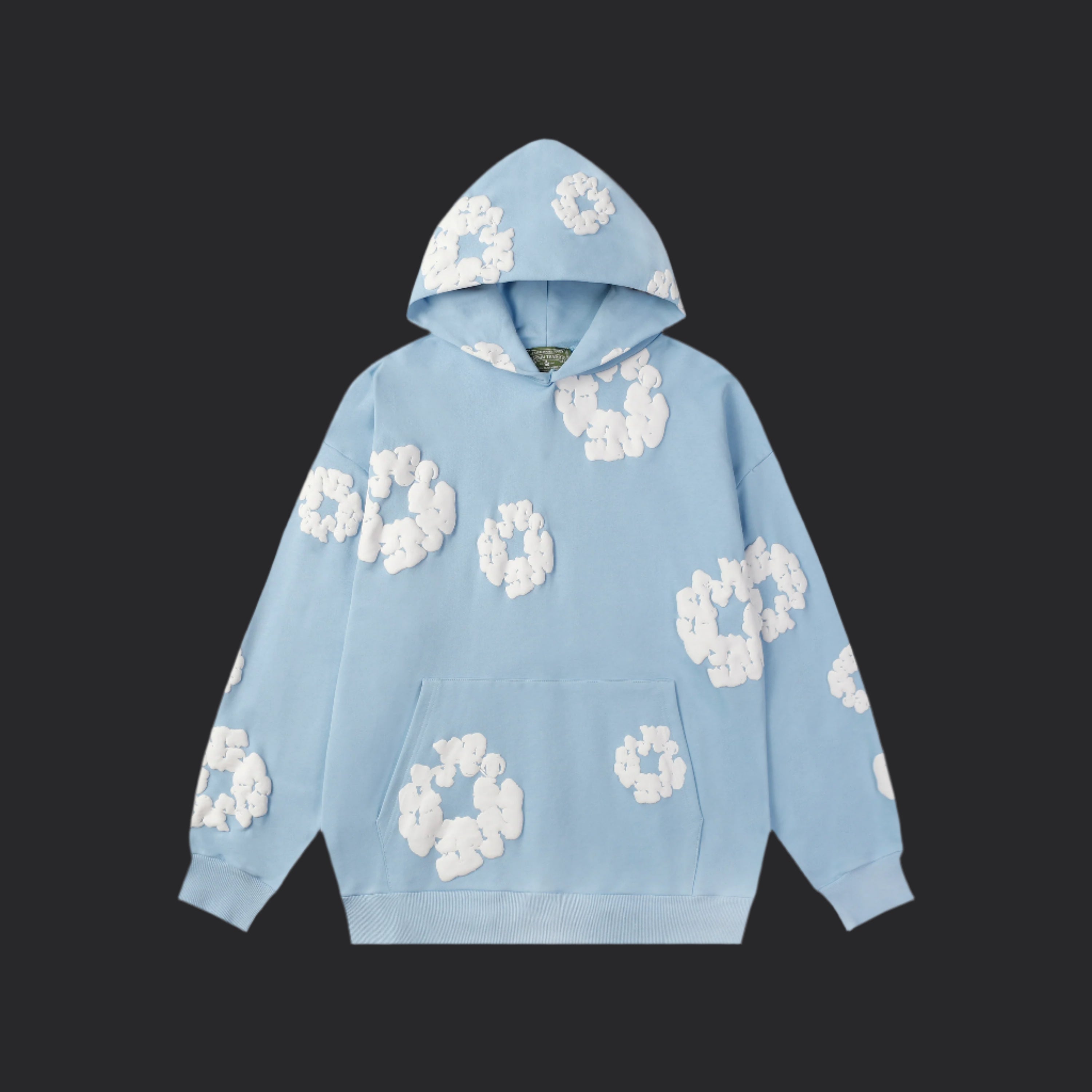 Denim Tears Hoodie- Baby Blue