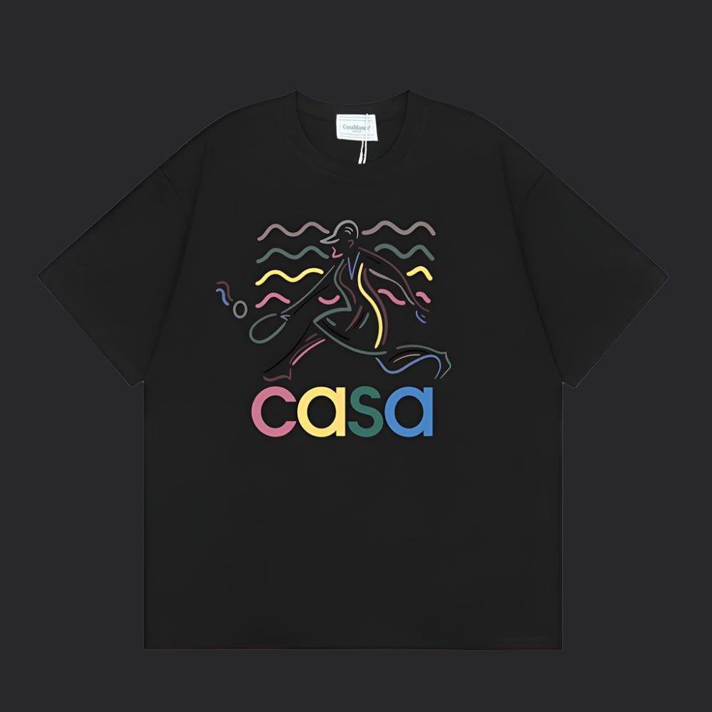 Casablanca T-Shirt- Black