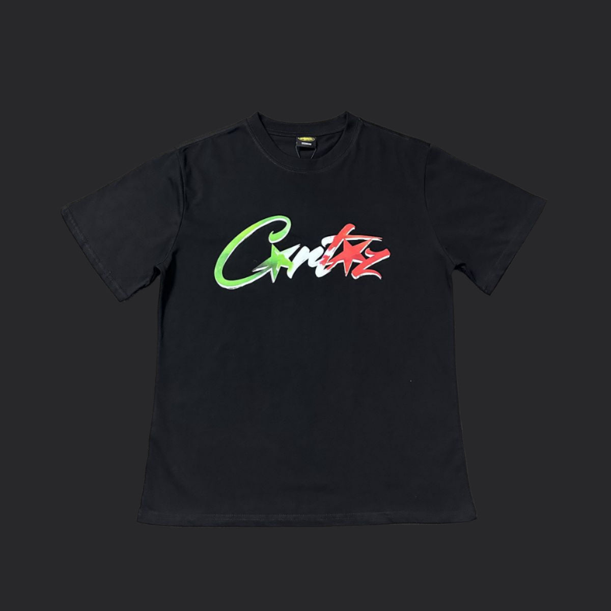 Corteiz Italy Tee- Black