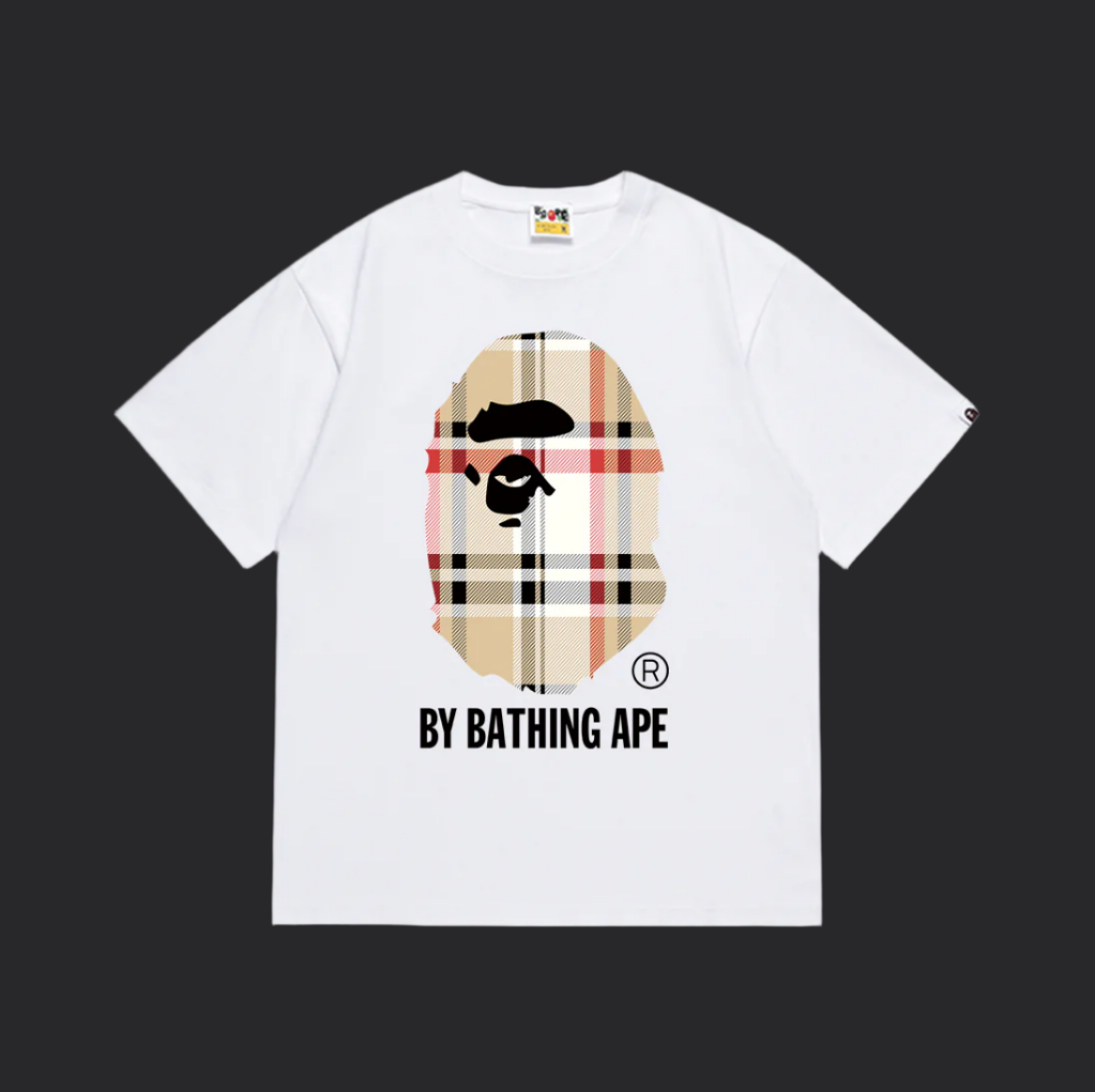 Burberry X Bape Tee- White
