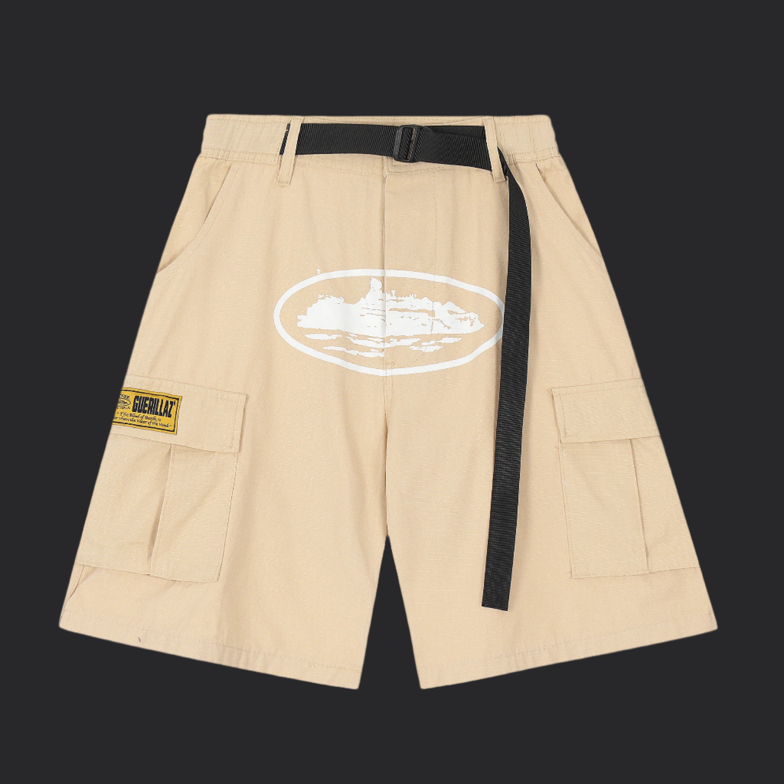 Corteiz Cargo Shorts- Beige
