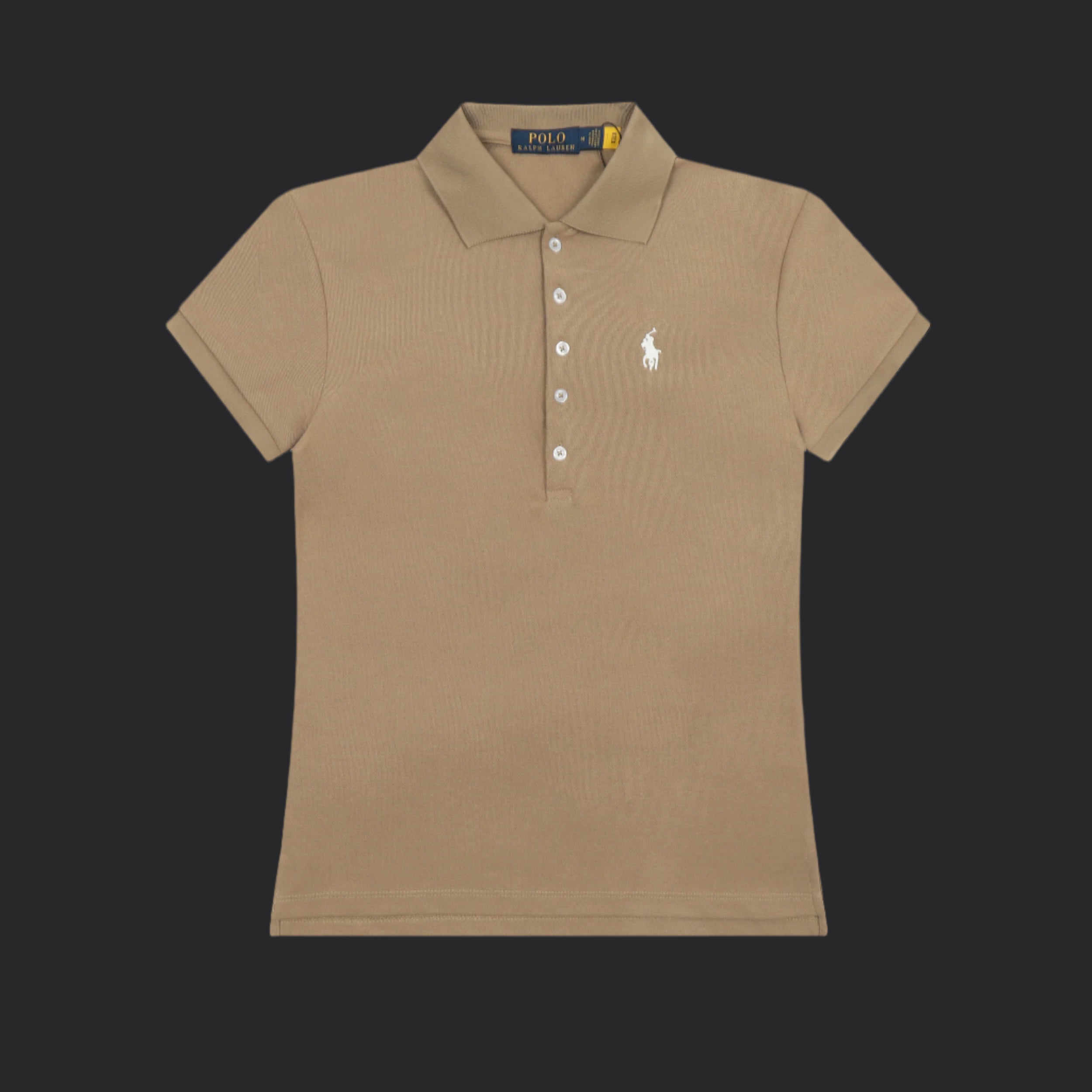 Polo Ralph Lauren Classic T-shirt- Brown/White Logo
