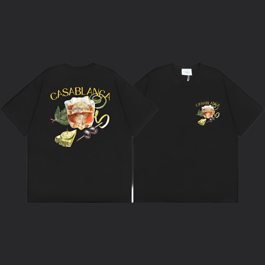 Casablanca T-Shirt- Black