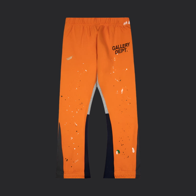 Gallery Dept Baggy Sweats- Dark Orange