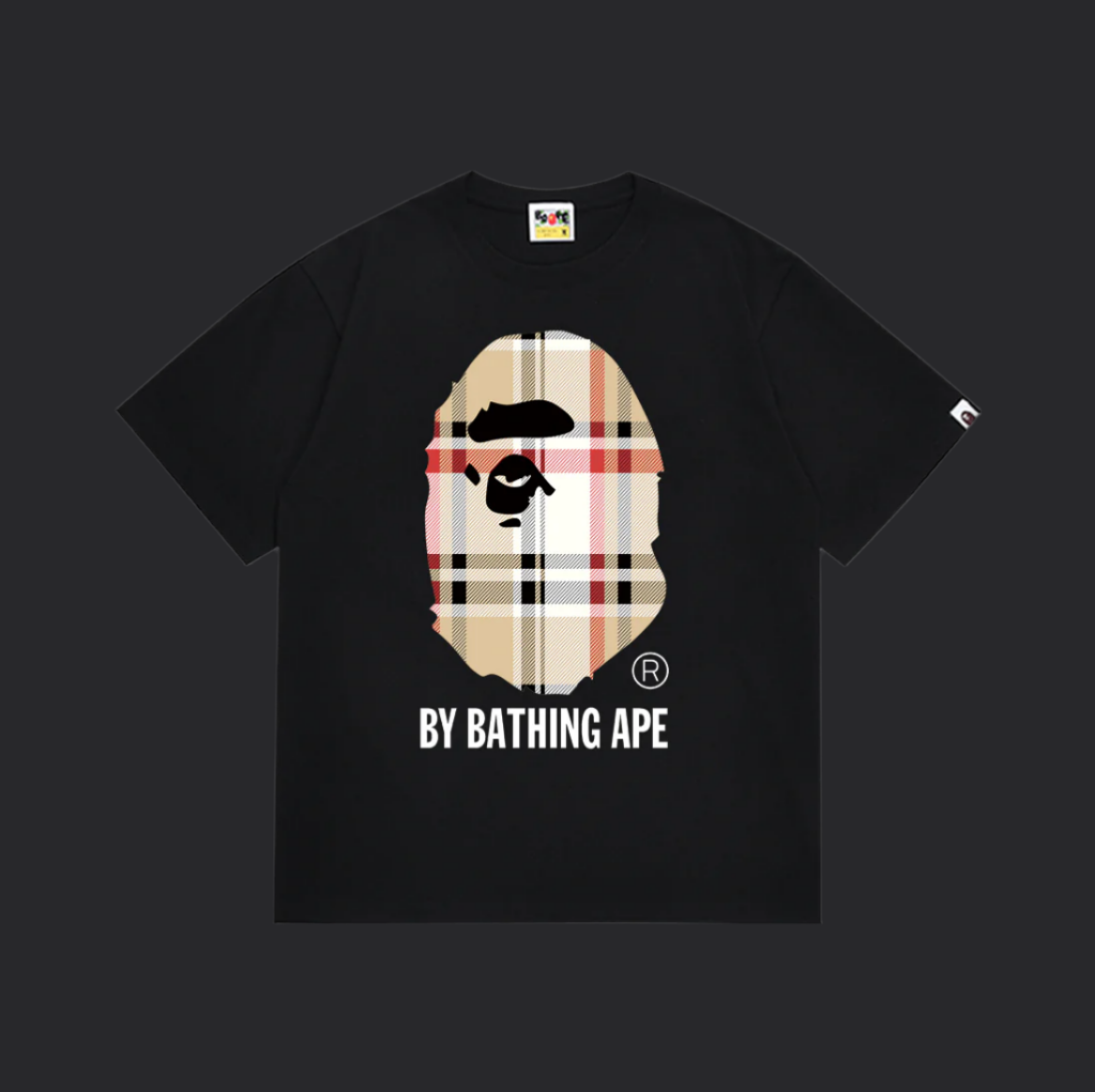 Burberry X Bape Tee- Black