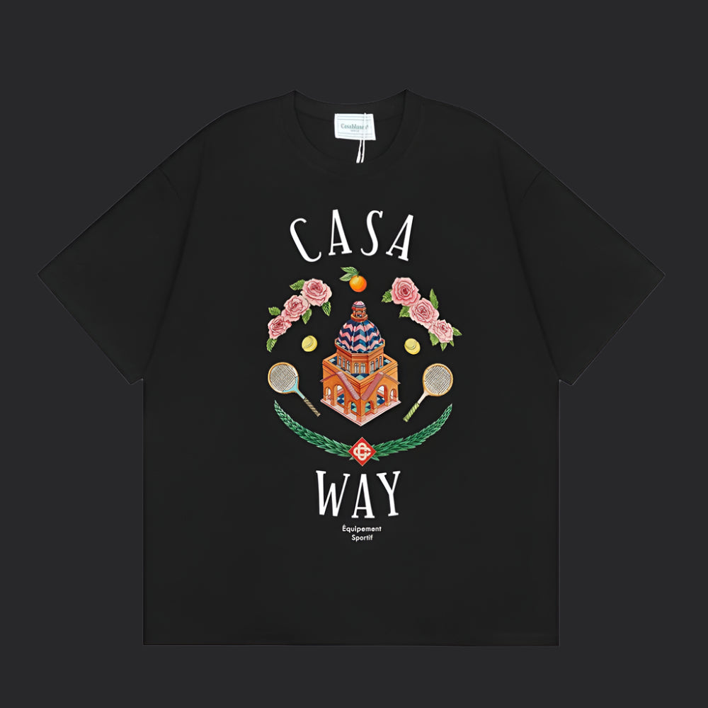 Casablanca T-Shirt- Black