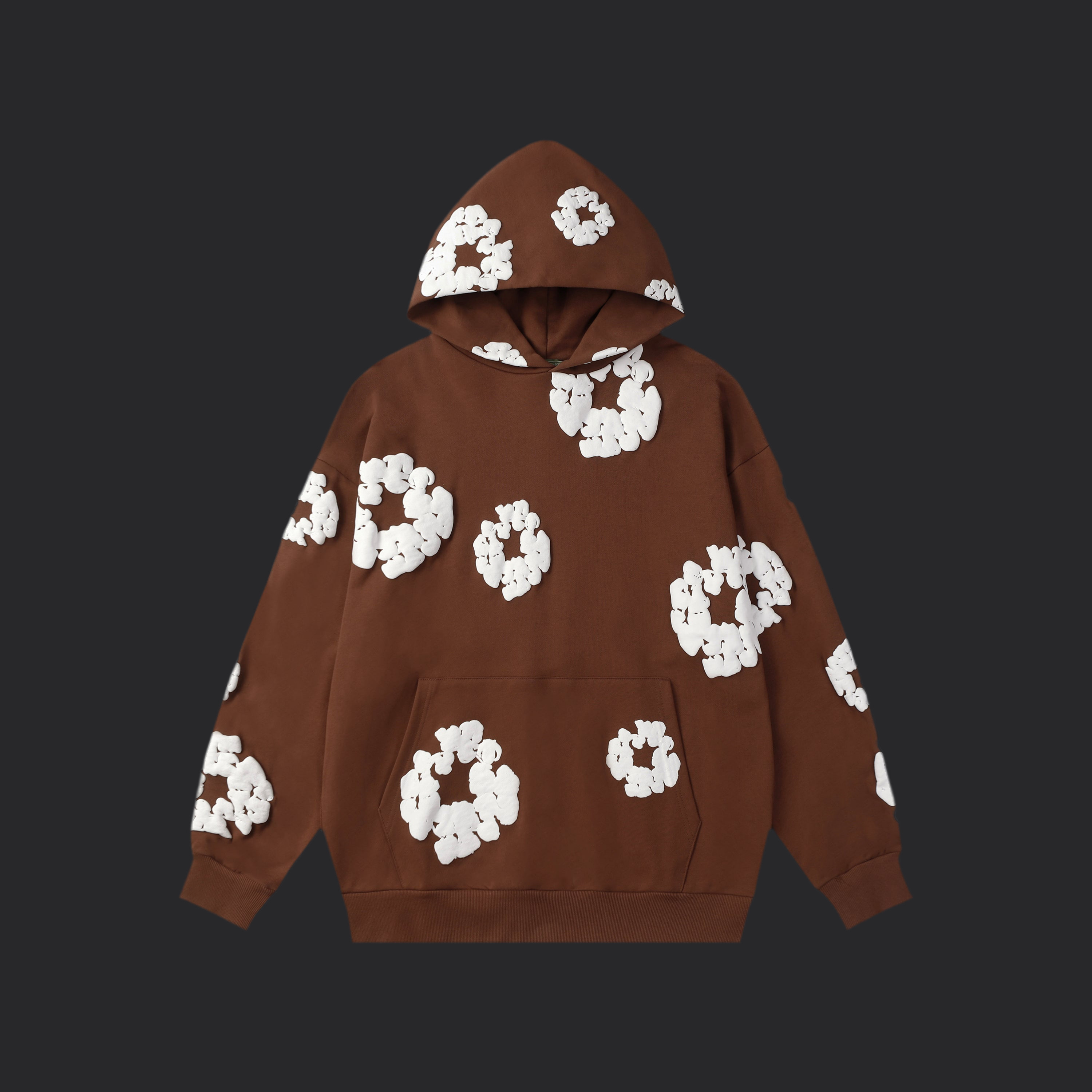 Denim Tears Hoodie- Brown