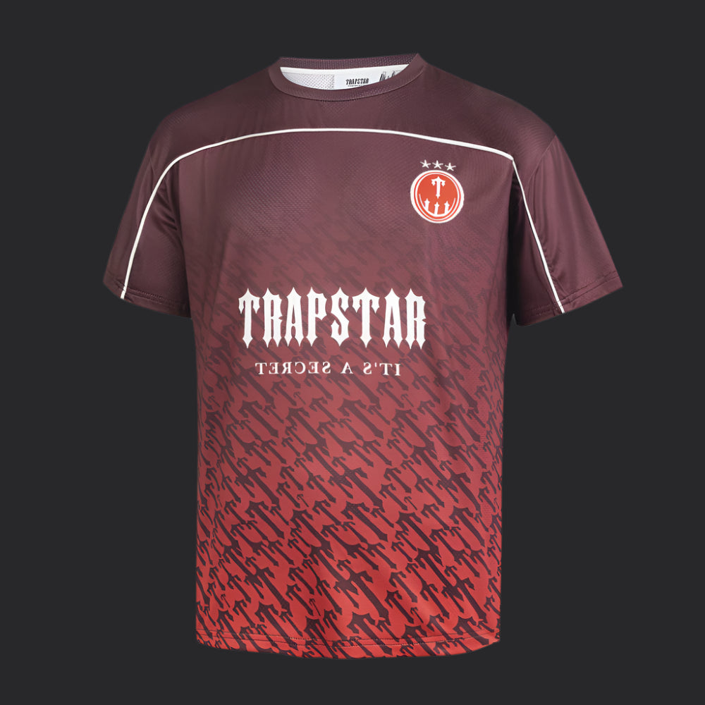 Trapstar T Monogram Football Jersey- Red
