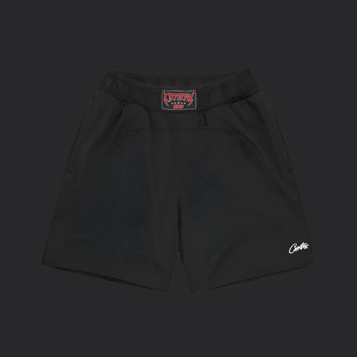 Corteiz HMP Mesh Panel Shorts- Black
