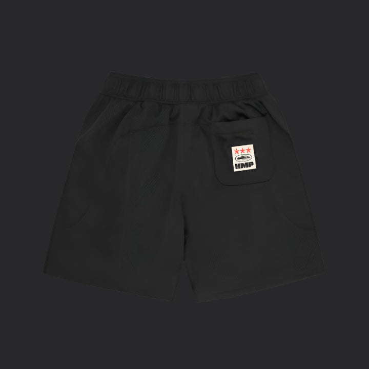 Corteiz HMP Mesh Panel Shorts- Black