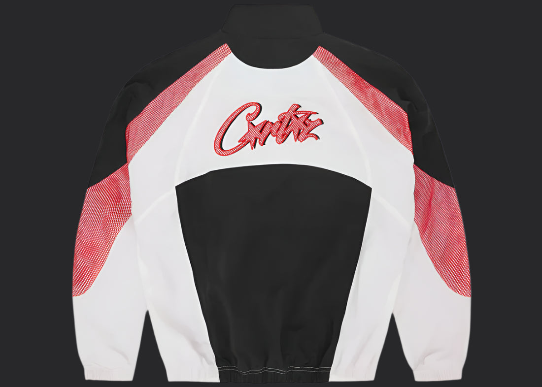 Corteiz Vertigo Shuku Jacket- Black/Red