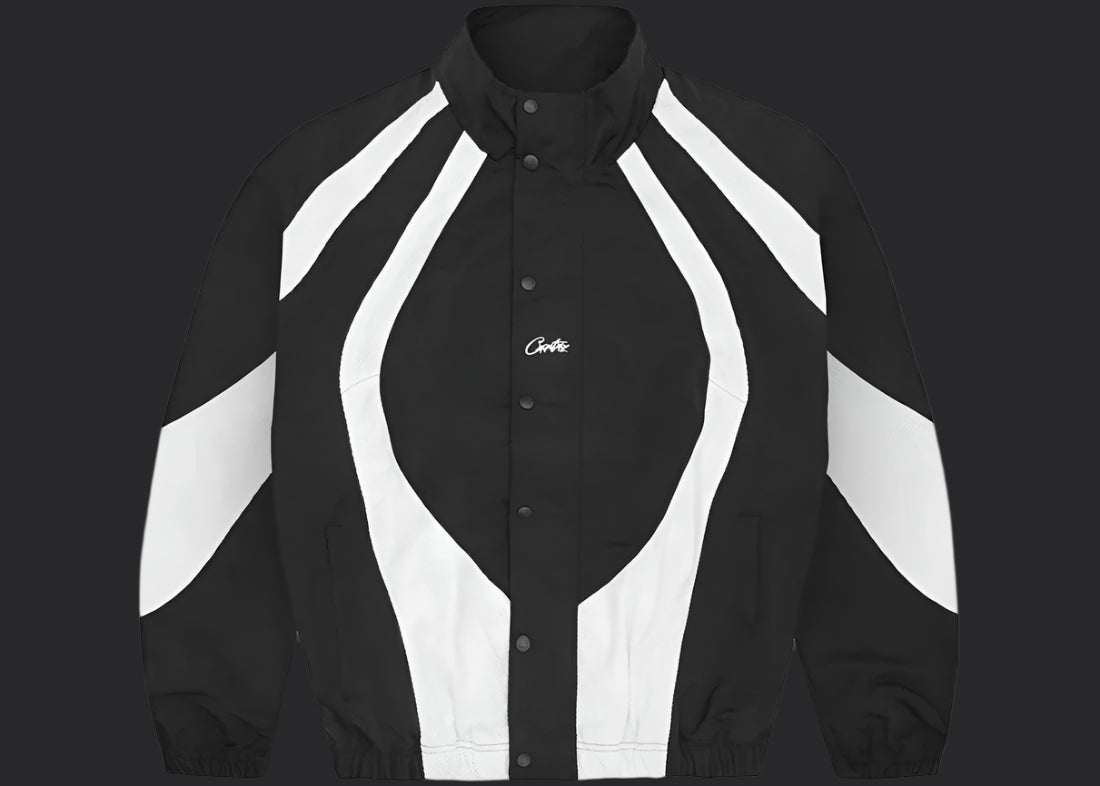 Corteiz Vertigo Shuku Jacket- Black/White