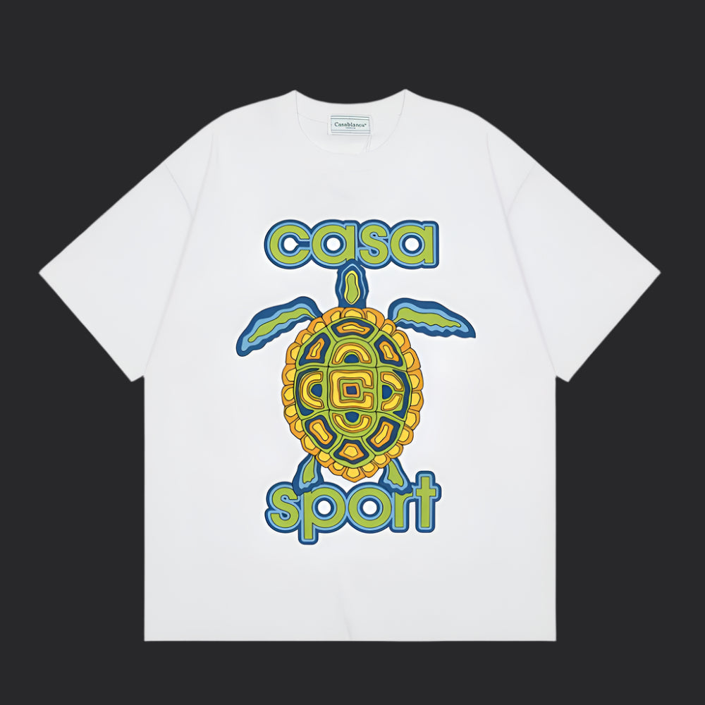 Casablanca Sport T-Shirt- White