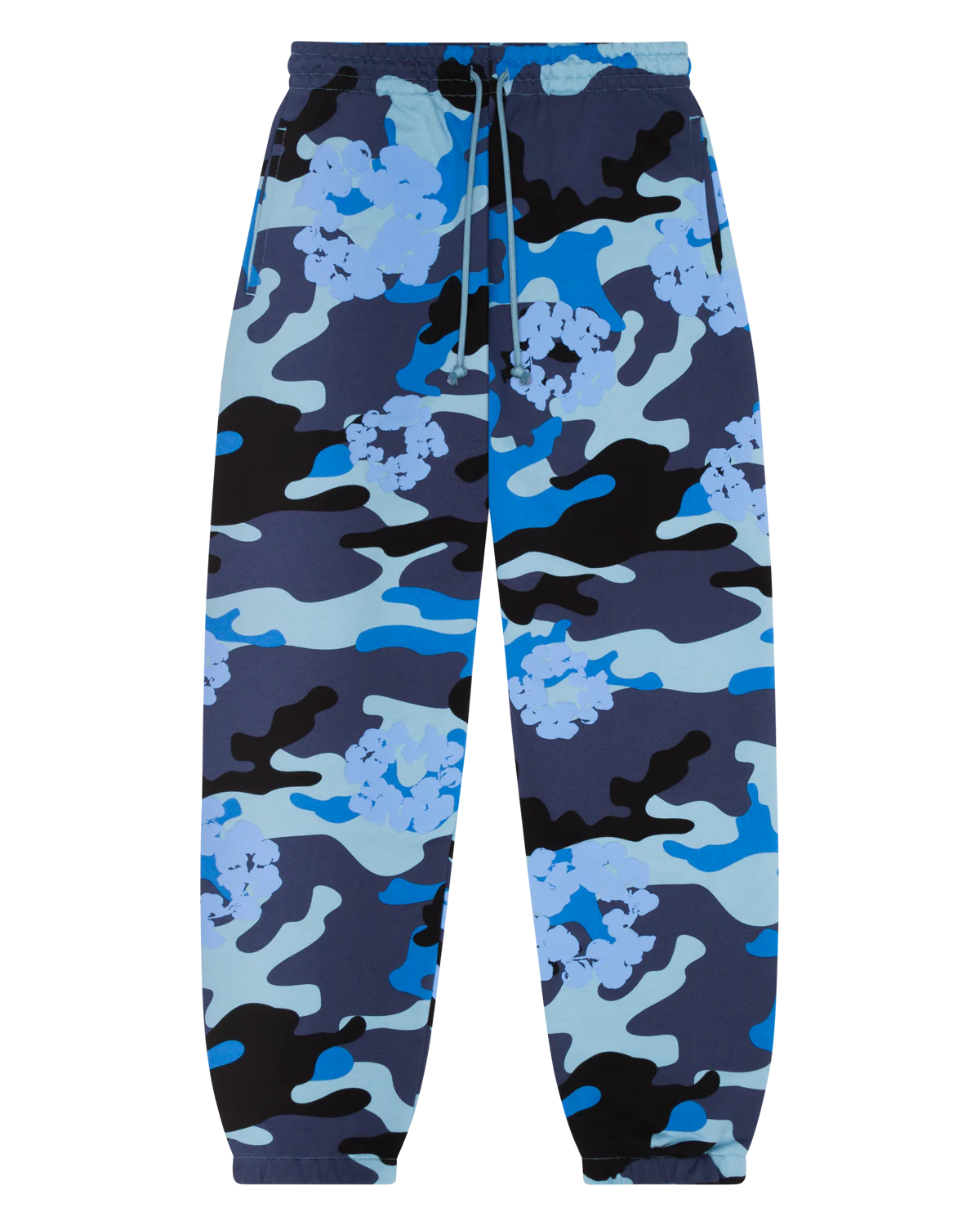 Denim Tears Blue Camo Cotton Wreath Joggers