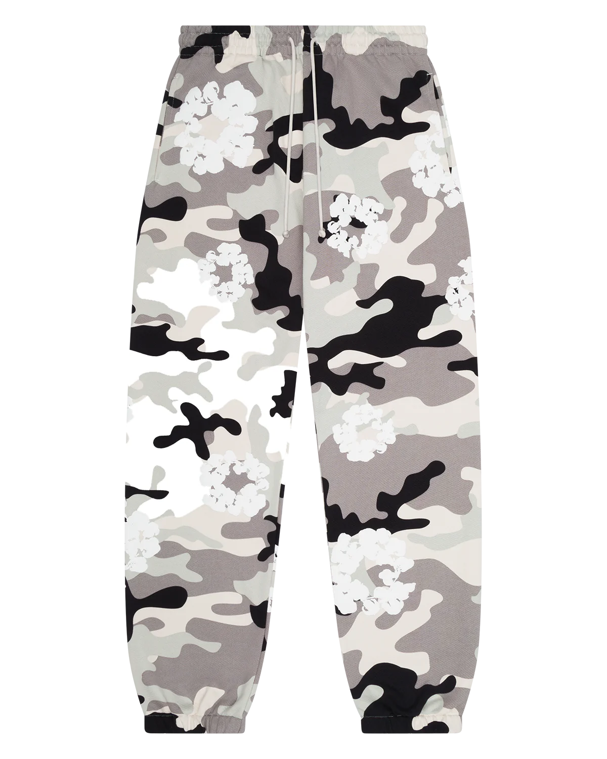 Denim Tears White Camo Cotton Wreath Joggers