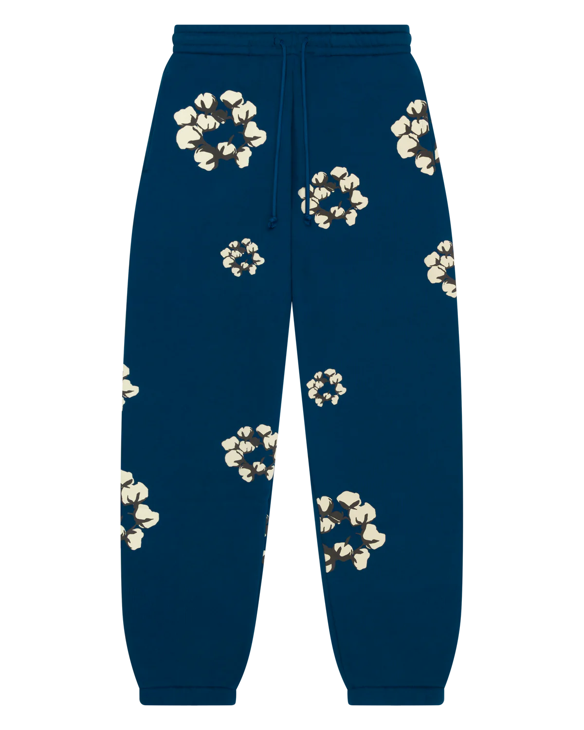 Denim Tears "Cactus Tears" Wreath Sweatpants- Navy