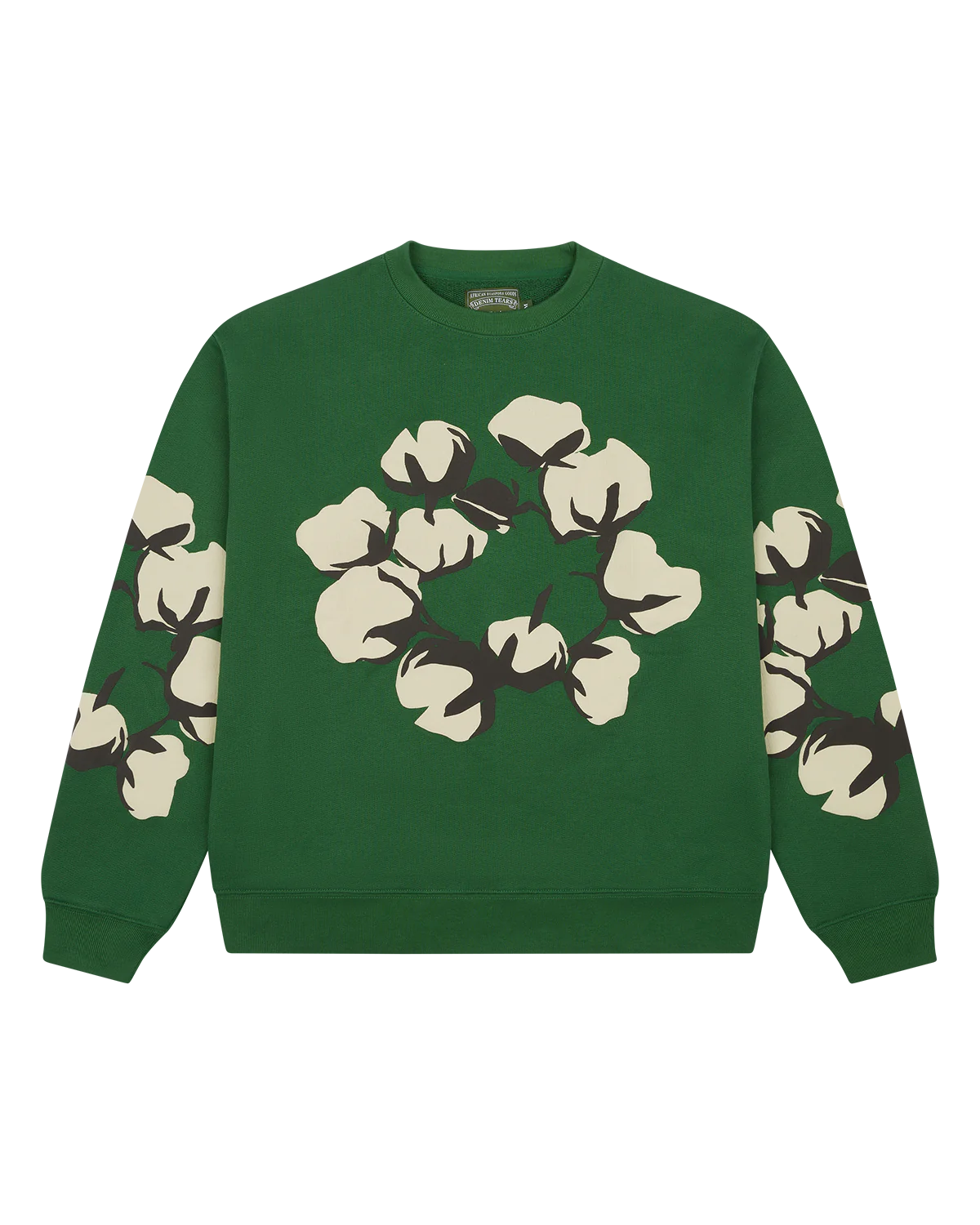 Denim Tears "Cactus Tears" Crewneck- Green