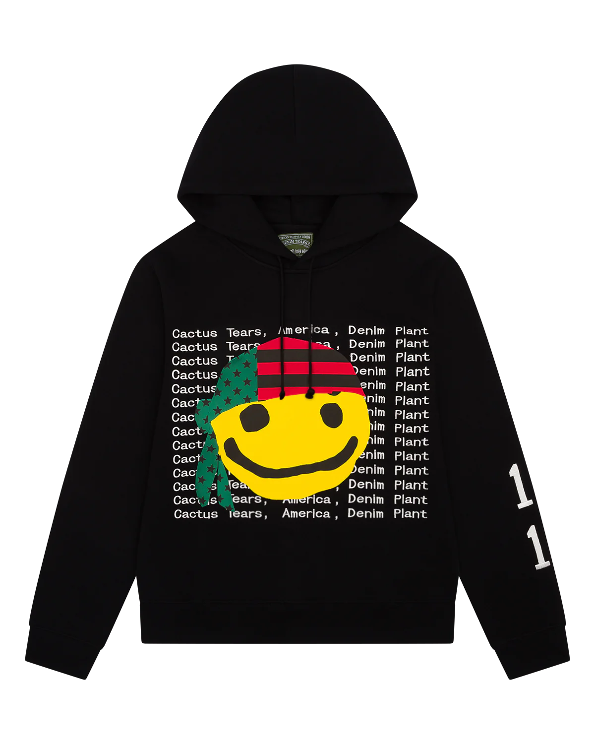 Denim Tears "Cactus Tears" Hoodie- Black