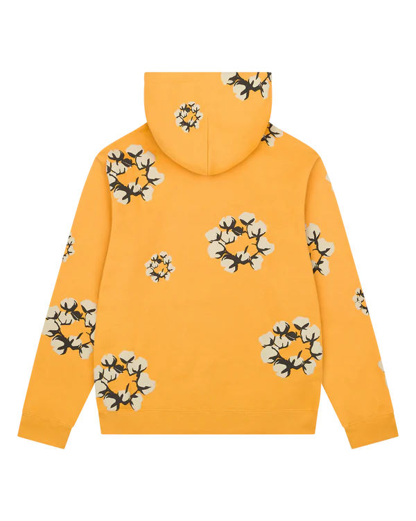 Denim Tears "Cactus Tears" Wreath Hoodie- Yellow