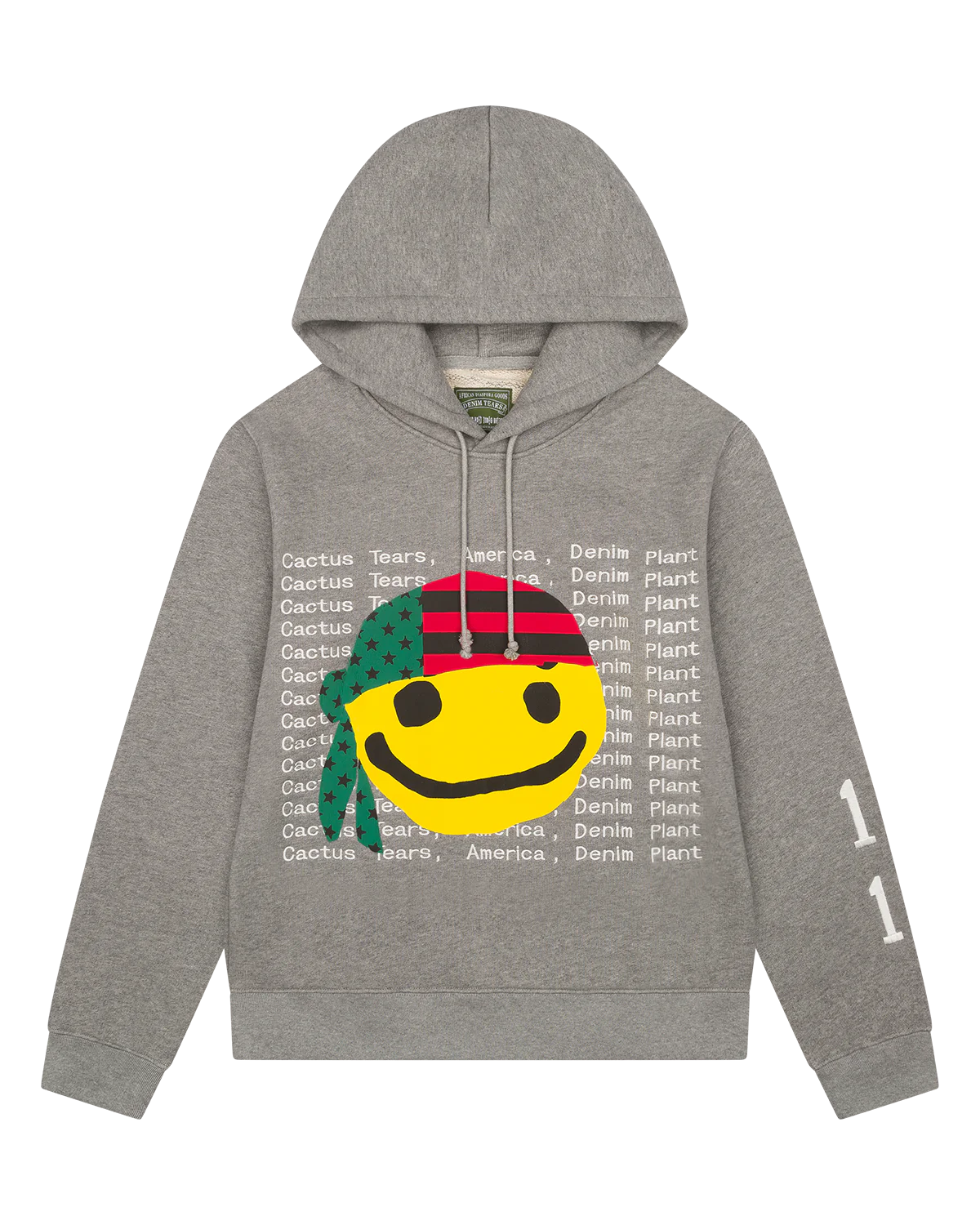 Denim Tears "Cactus Tears" Hoodie- Grey