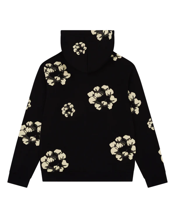 Denim Tears "Cactus Tears" Wreath Hoodie- Black