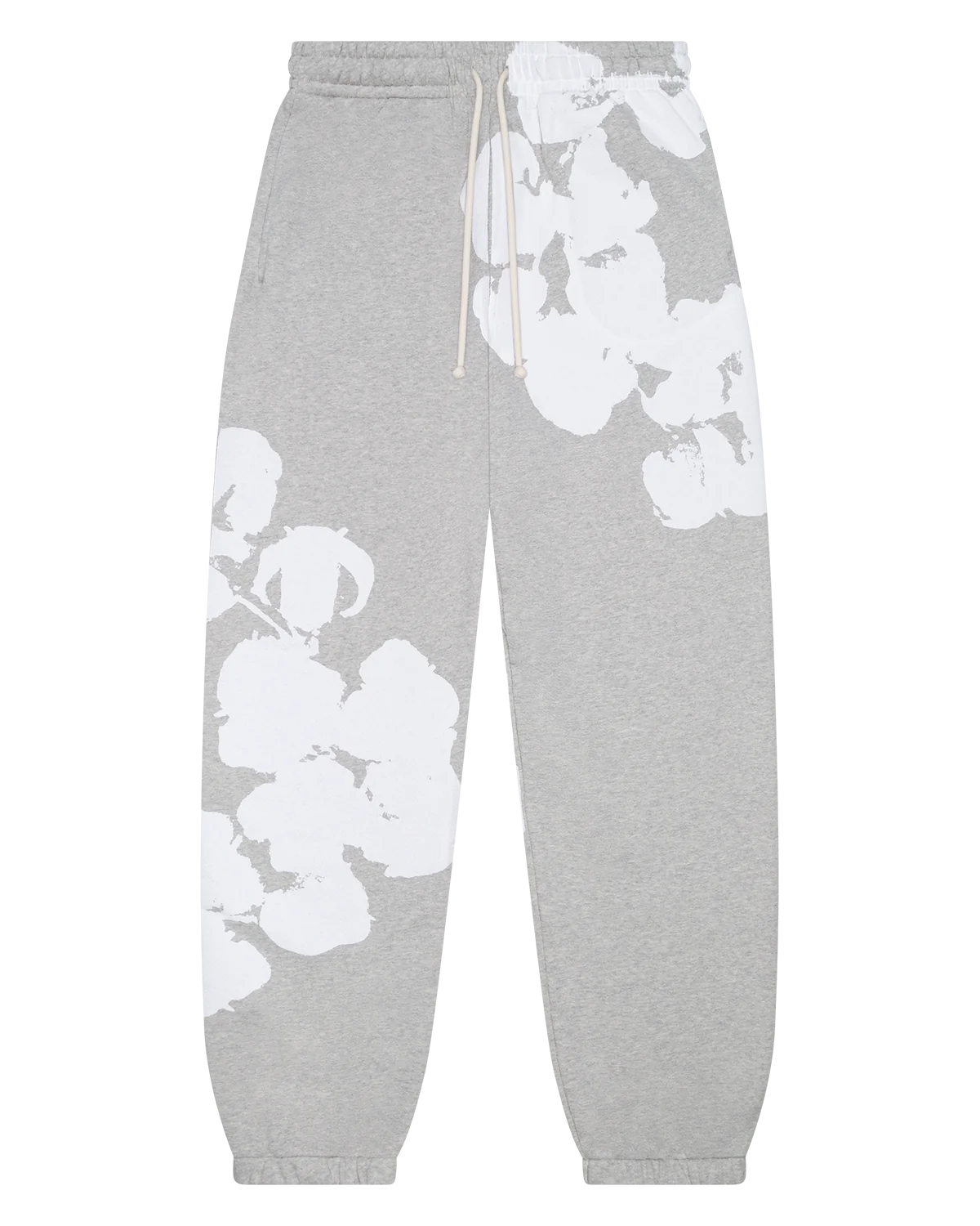 Denim Tears Biggie Cotton Wreath Sweatpants- Grey