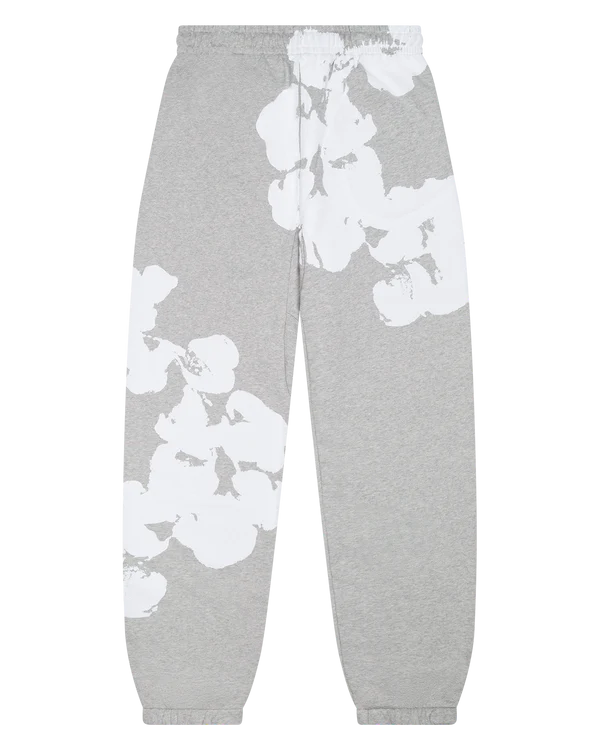 Denim Tears Biggie Cotton Wreath Sweatpants- Grey