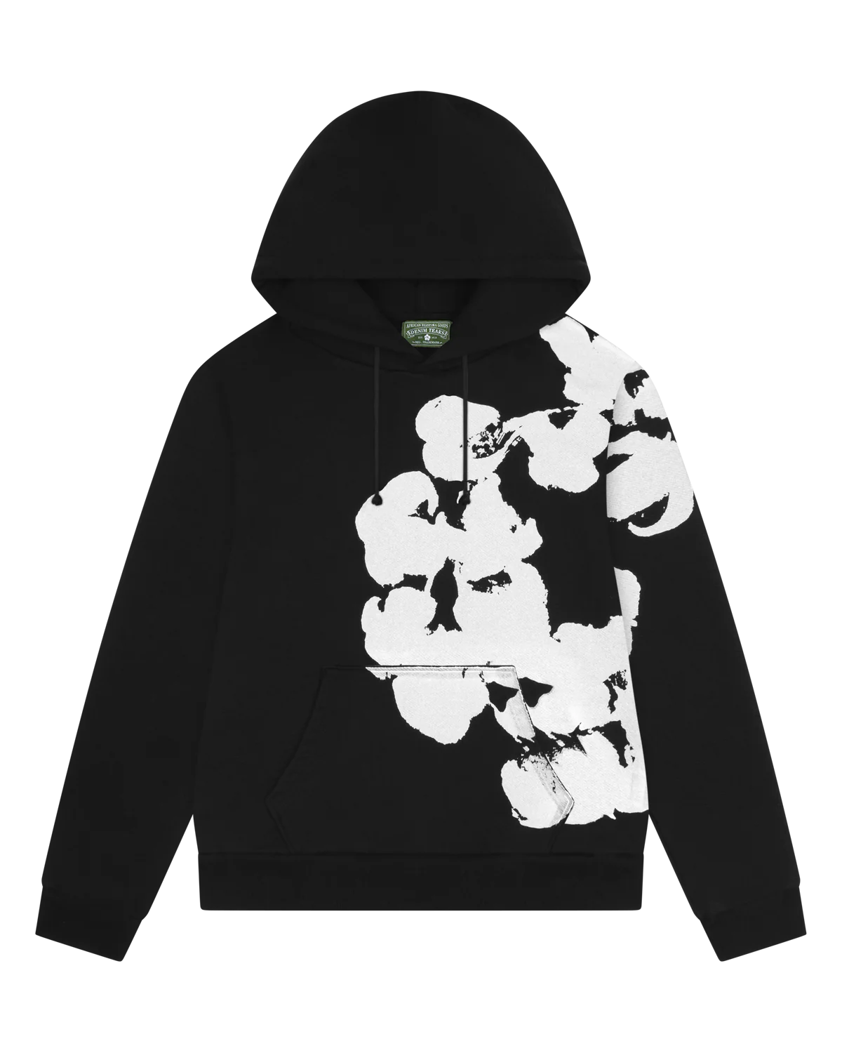 Denim Tears Biggie Cotton Wreath Hoodie- Black