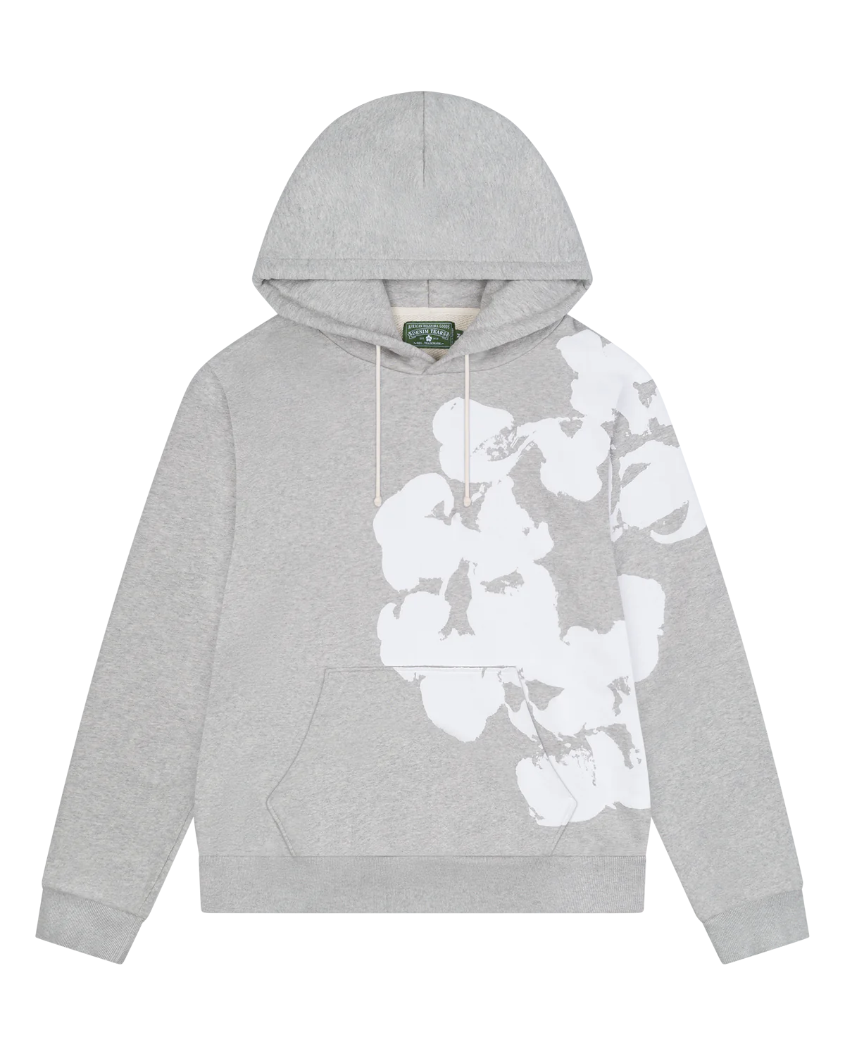 Denim Tears Biggie Cotton Wreath Hoodie- Grey
