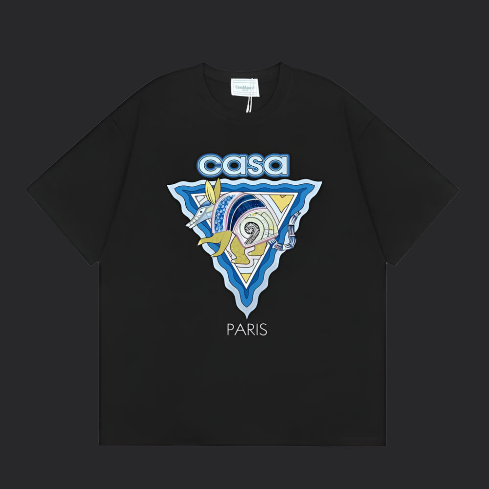 Casablanca T-Shirt- Black