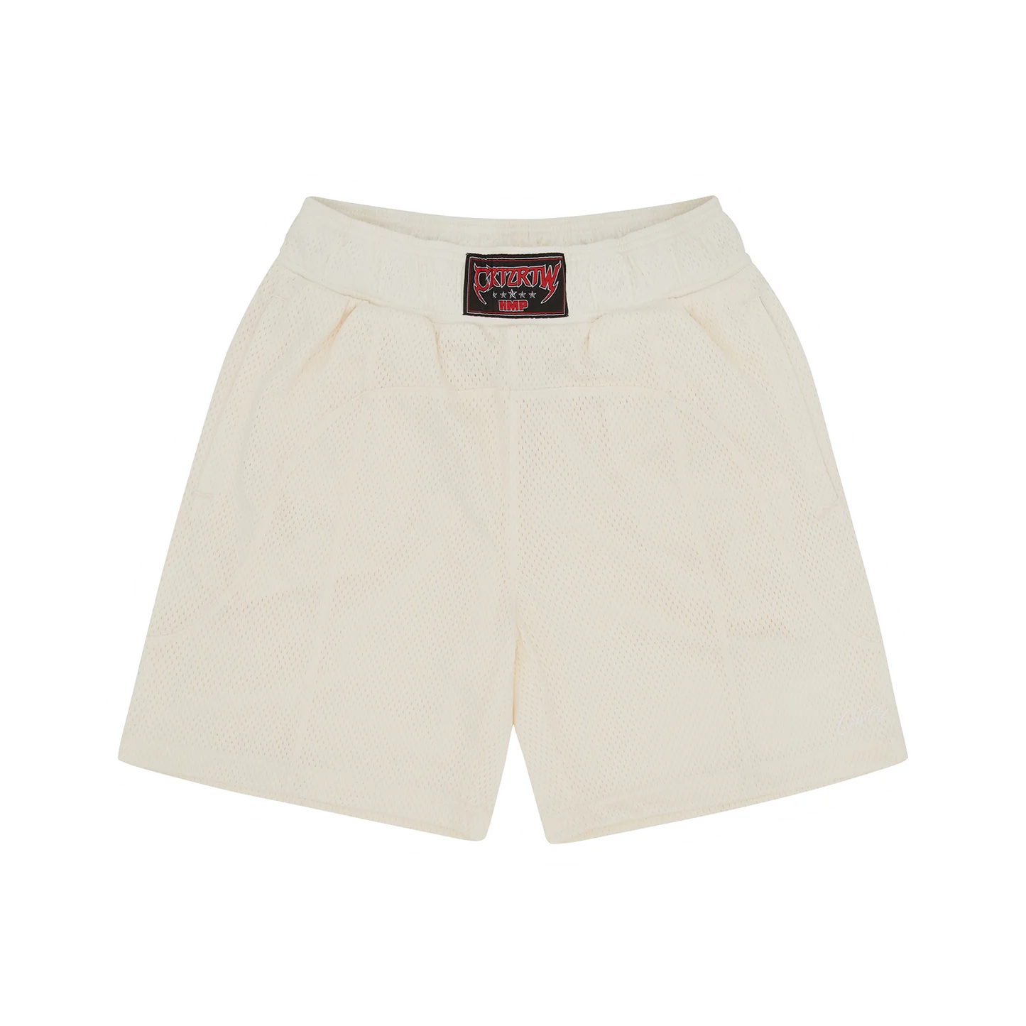 Corteiz HMP Mesh Panel Shorts- Cream