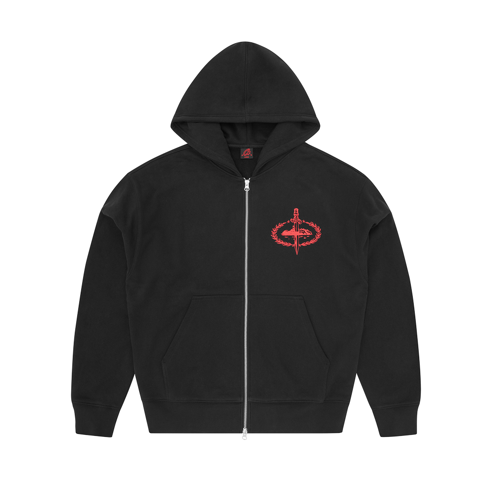Corteiz x Slaughter Gang 21 Savage Zip-Up Hoodie