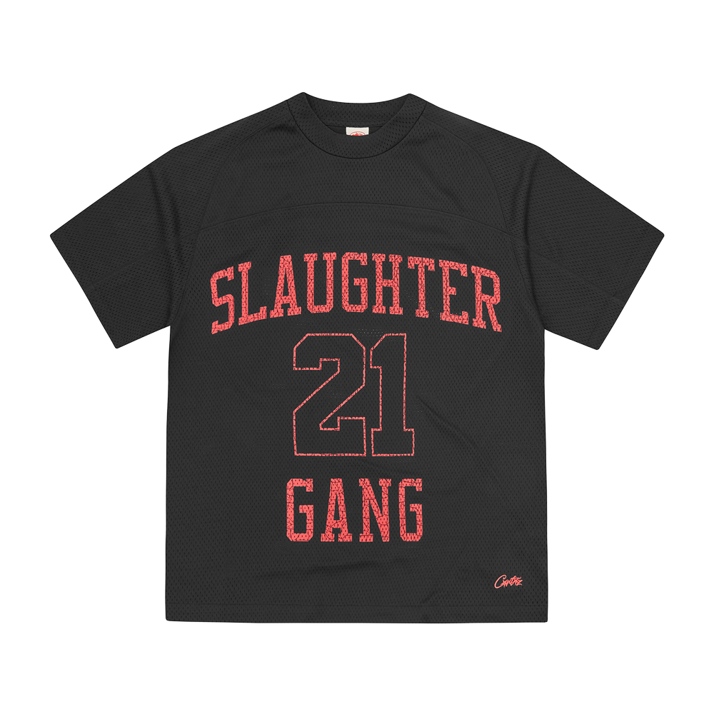 Corteiz x Slaughter Gang 21 Savage Mesh T-shirt