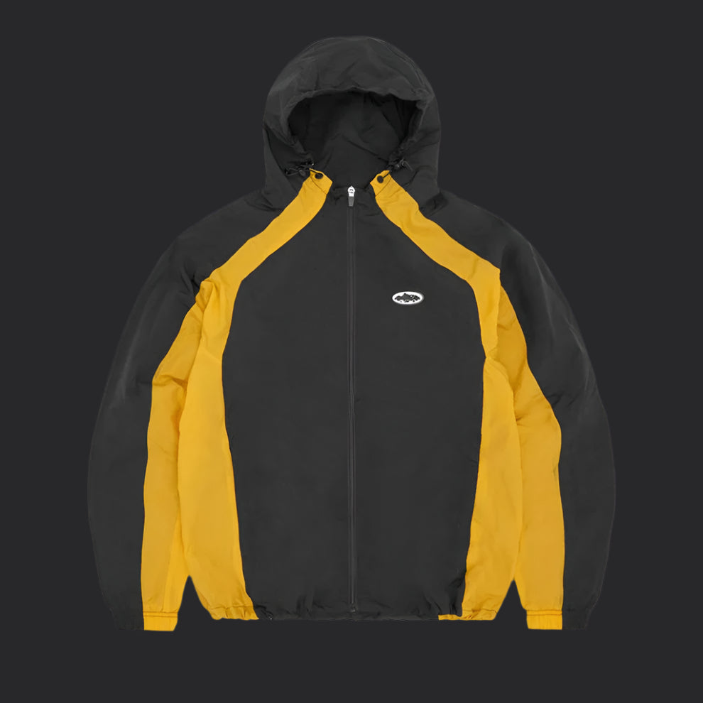 Corteiz Spring Jacket- Black/Yellow