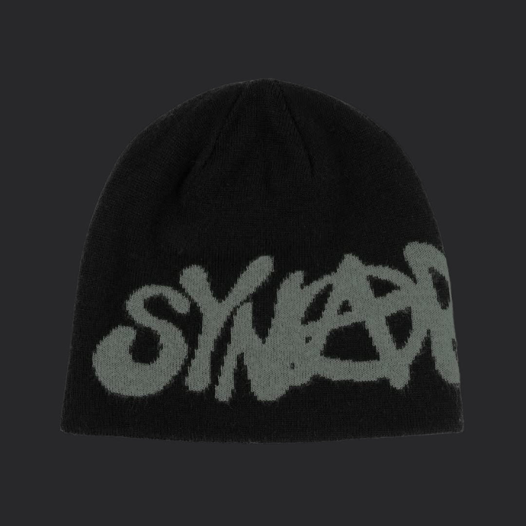 Reversible Synarchy Beanie- Black/Grey